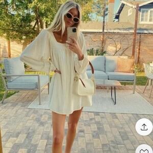 Sancia The Mayson Dress in Cream Medium Mini